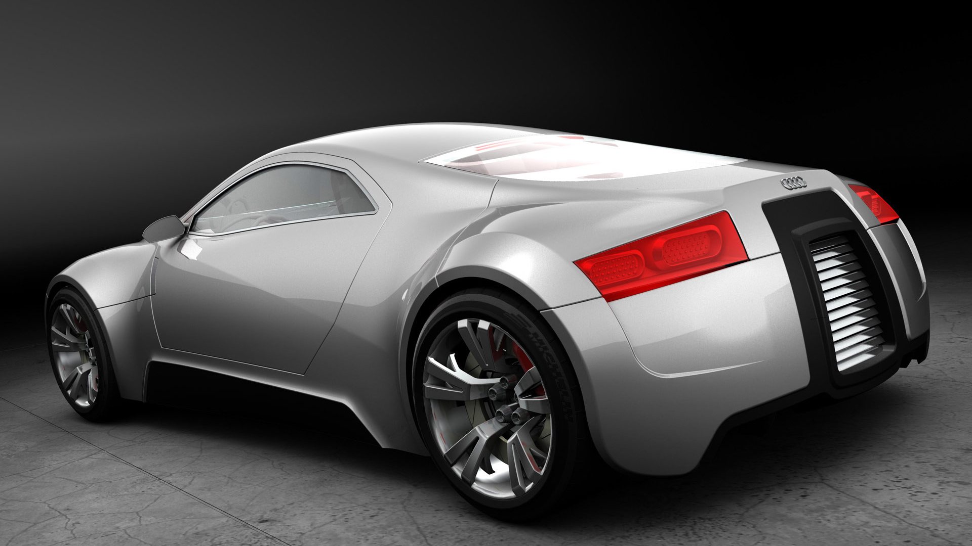 Задняя оптика Audi R-zero Concept